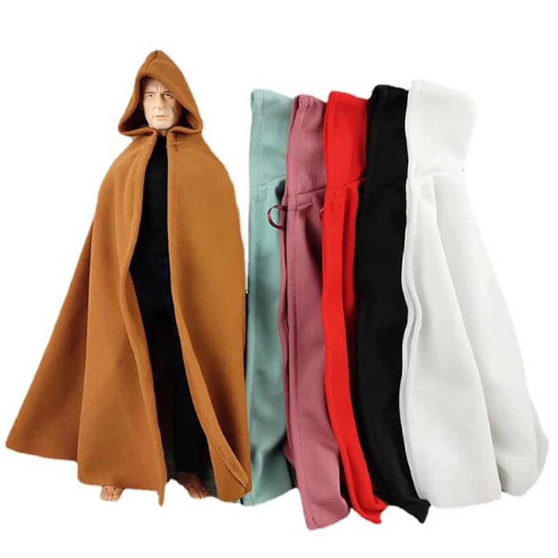 1/6 v mierke mužské ženské vojakové príslušenstvo Viac farieb Mužské plášťové kapucňa Cape Clothes pre 12 palcov akčnú postavu BJD Doll