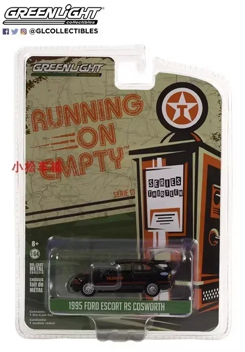 1:64 1995 Ford Escort RS Cosworth - Texaco Diecast Metal Model Model CAR Hračky pre zbierku darčekov