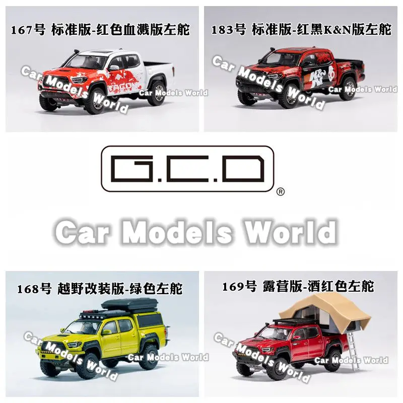 1/64 GCD Tacoma CAR Model Gift pre zberateľov 167# 168# 169# 183#