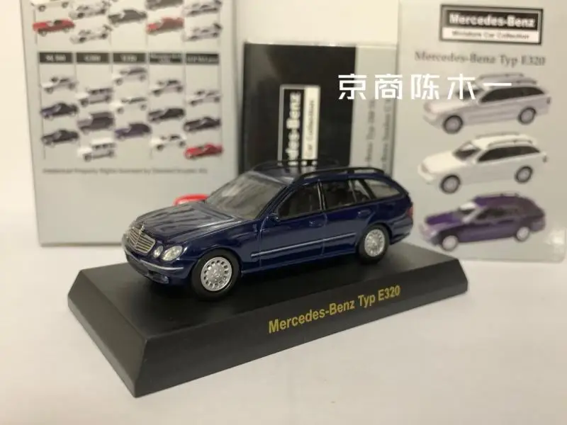 1/64 KYOSHO BENZ E320 Zbierka vagónov Die Cast zliatiny Trolley Model Darček