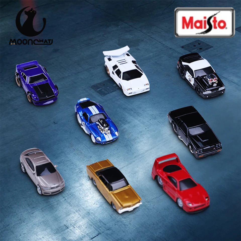 1:64 MAISTO MASS STACHINES Model Ferrari F40 Viacnásobný zliatinový model Porsche 911 Lamborghini Ford Chevelle Wagon Toyota Toyota Toyota