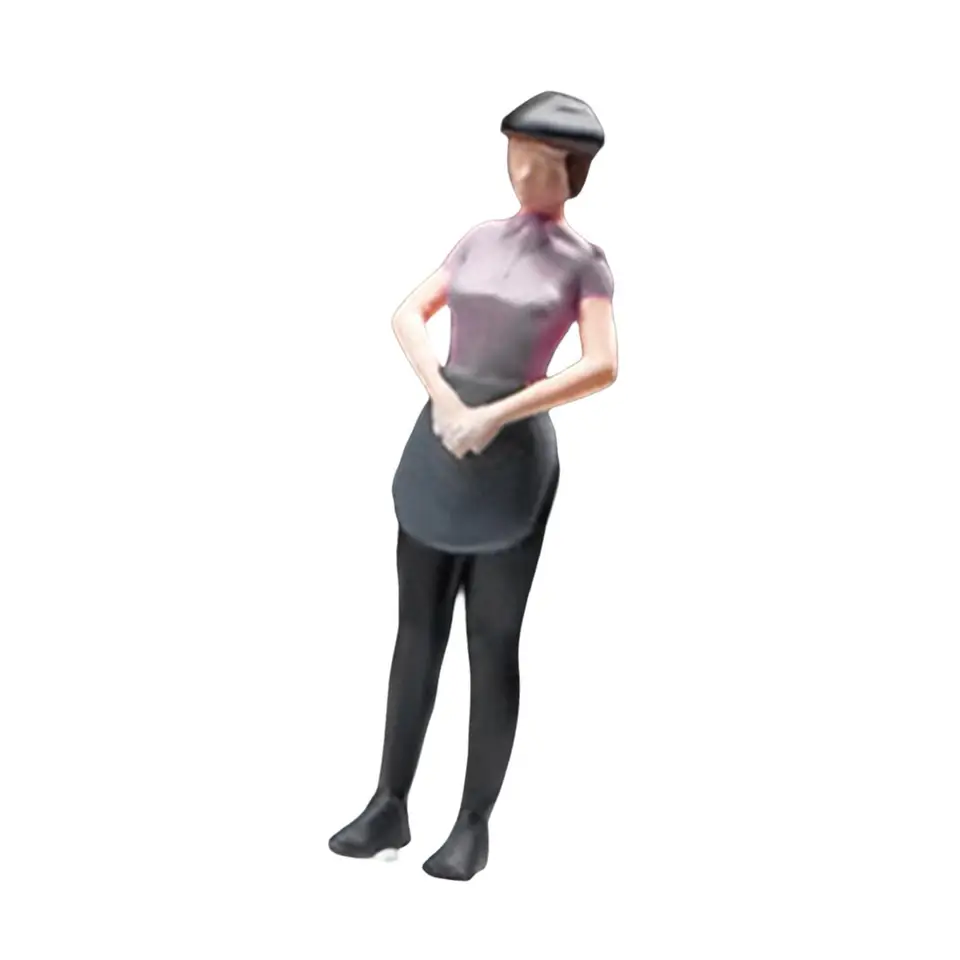 1/64 modelové čašníčky figúrky Mini drobní ľudia Model ľudí Figuríny pre fotografiu rekvizity Dollouse Micro Landscapes Príslušenstvo