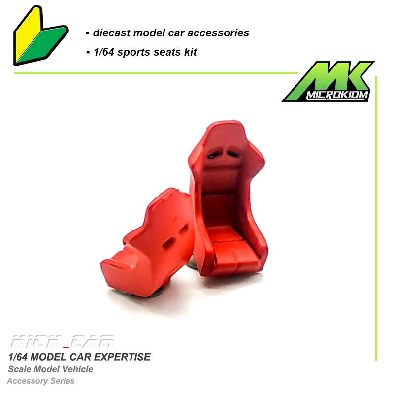1/64 Športových sedadiel pre 1:64 Model CAR upravené diely detaily-up súpravy pre vozidlá vozidiel Diecast Cars Hray Hobby pre hotwheels Tomica