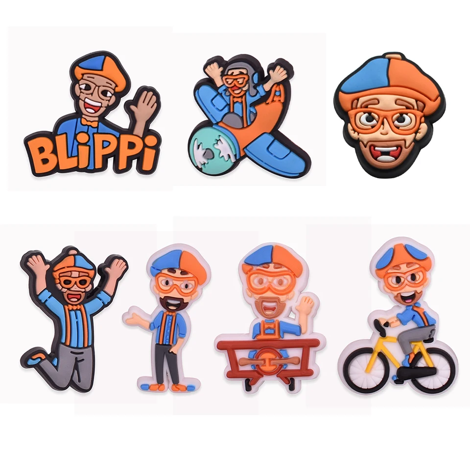 1-7ks karikatúra PVC Shoe Charms Doplnky Fit Závesné sandále náramky záhradná obuv dekorácie Detské party Darčeky Veľkoobchod
