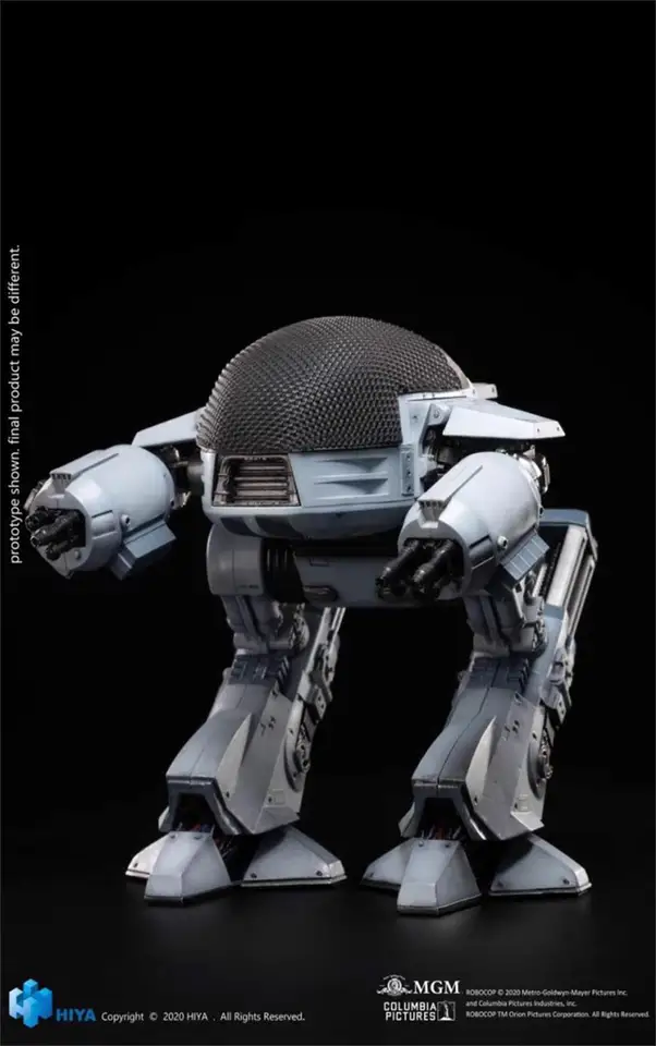 1/8. Hiya Hračky LR0077 ED209 Mecha Police Tank Hračky môžu hovoriť akčnú postavu asi 15 cm darček pre fanúšikov zbierať