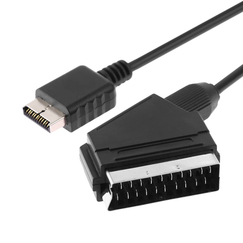 1,8 m RGB Scart Cable TV AV Connection Game Cord Cord Console Cable pre herné konzoly PS PS2 PS3