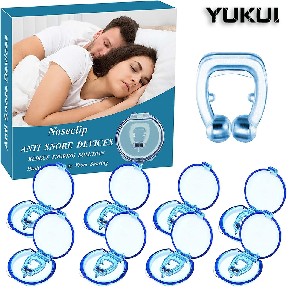 1-8ks proti chrápaniu zariadenia Silikón Magnetické anti-chrápanie nosný klip Easy Breathe Zlepšiť pomoc pri spánku