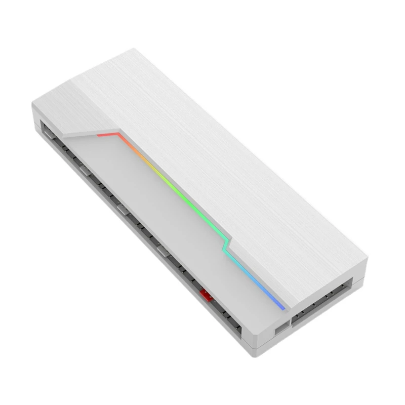 1 až 10 PWM a ARGB HUB Splitter 4 PIN PWM HUB 5V 3PIN ARTIVAT ARGB Adapter SATA koncentrátor rozhrania pre ventilátor puzdra