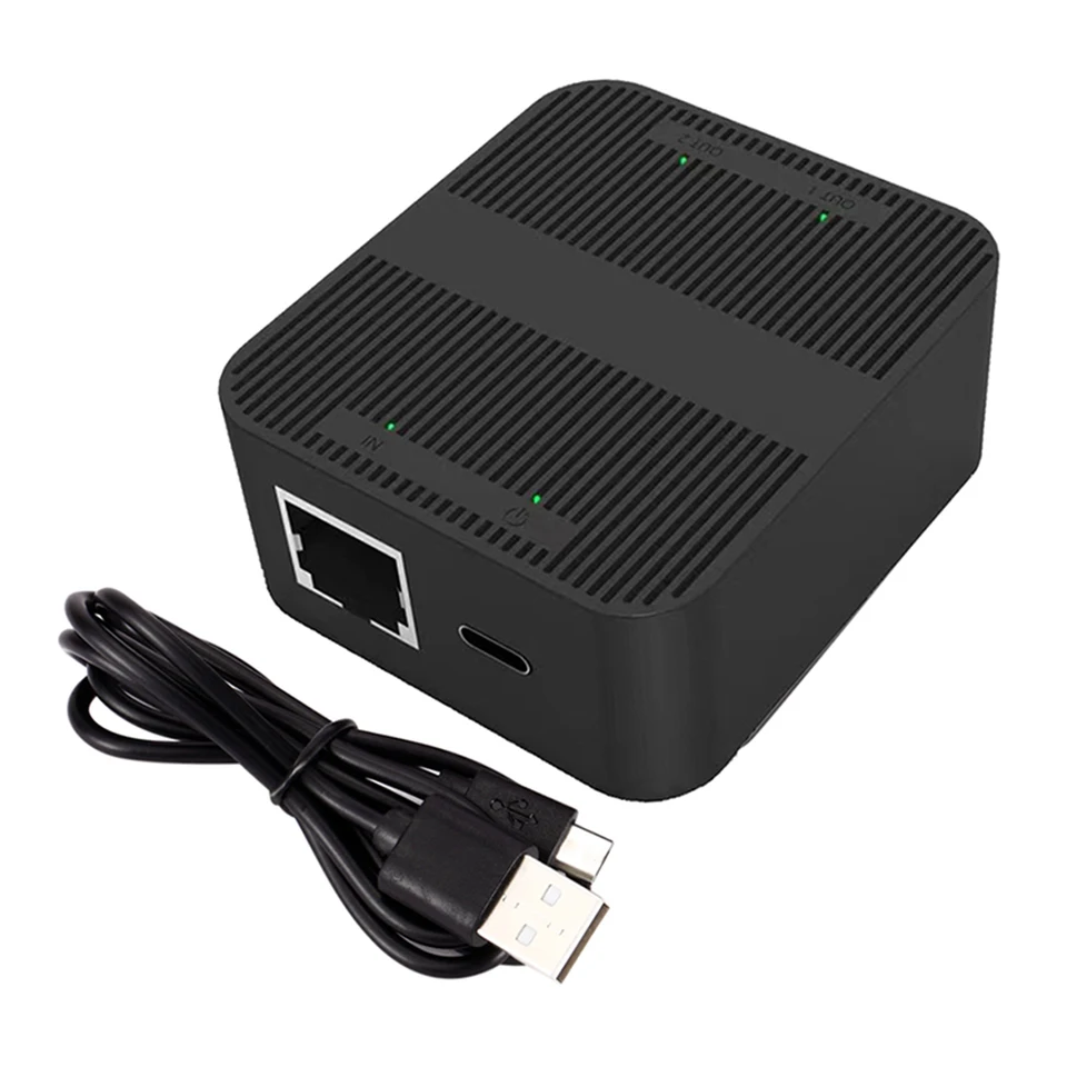 1 až 2 Ethernet Cable Extender 2-port RJ45 Ethernet Switcher Splitter 100 Mbps Dva zariadenia online súčasne