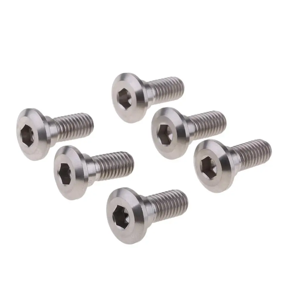 1 balenie M8 x 20 mm Ti Vnútorné skrutky brzdových skrutiek pre YZF R6 2011