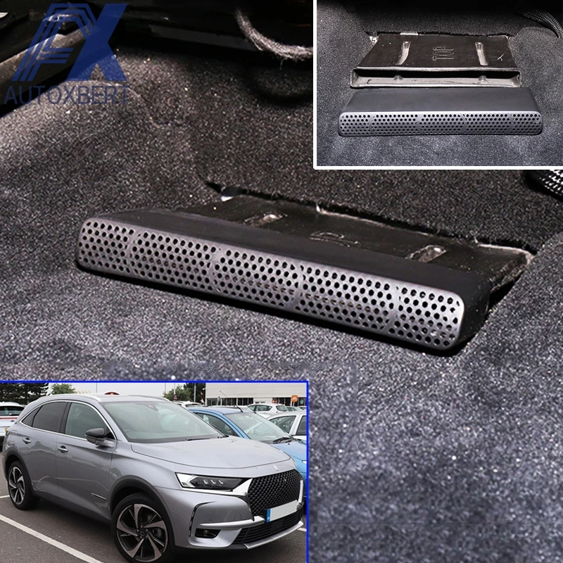 1 Dvojica pod sedadlom Air Conditioner Air Outlet Duct Cover Cover Grille pre DS 7 Crossback 2017 2018 Air Protective Outlet Grill Grill