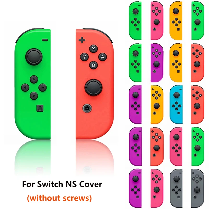 1 Dvojica pre spínač Nitendo Switch Puystick For Joy Con ovládač puzdro puzdro pre kryt Nintendoswitch NS (bez skrutiek)
