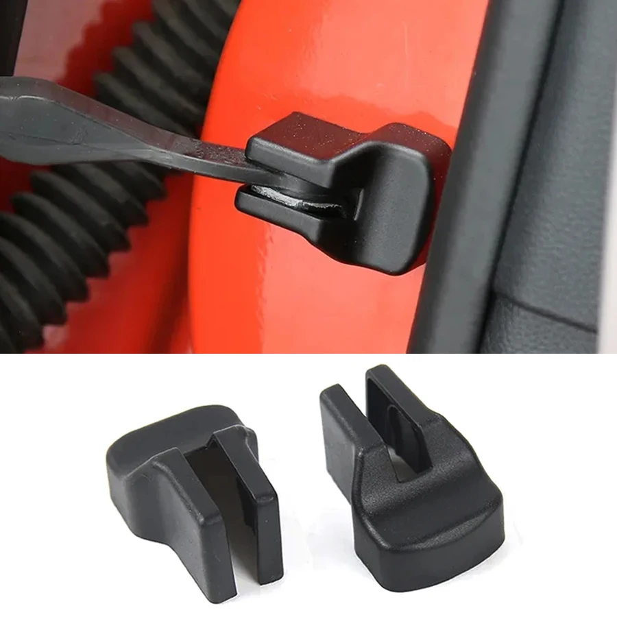1 Dvojica Vysoko kvalitná krytie obmedzovača dverí ABS pre Ford Mustang 2015 2016 2017 2018 2019 2020 2021 2022 Hinged Stopper Case
