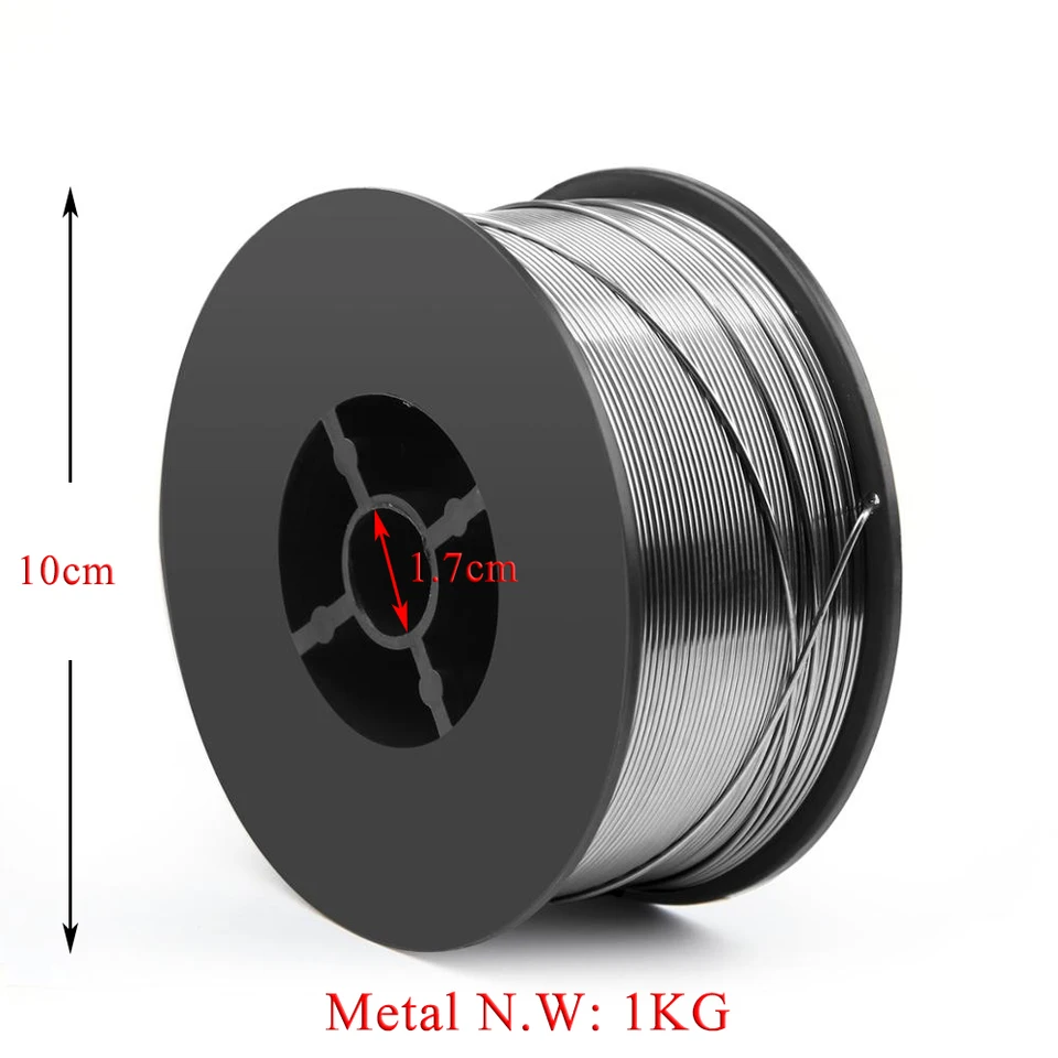 1 kg MIG E71T-GS bez plynového toku zváracieho drôtu 0,8 0,9 1,0 1,2 mm AWS A5.20/ASME SF A5.20 pre nástroj MIG Welder Tool
