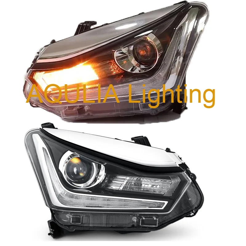 1 ks 12V hlava lampa Fit for Isuzu DMAX 2018 2019 predný svetlomet s LED žiarovkou LED s projektorom 8983545651 8983545661