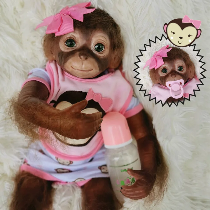 1 ks 20 palcový znovuzrodený silikón a záchranné dievčatá dievčat Hračky Populárne znovuzrodené batoľa batoľa bábiky Bebe Doll Reborn Soft Touch