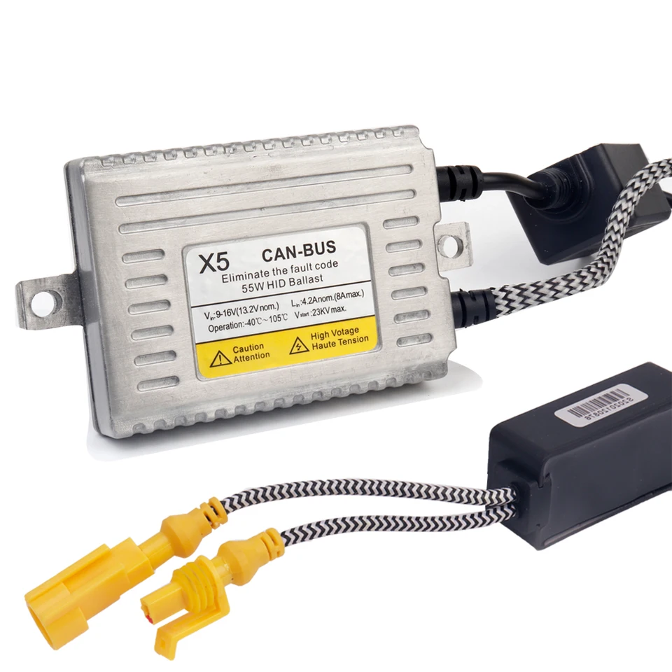 1 ks 55 W autá Haedlihgts Originálny DLT X5 Bright Quick Ballast Digitálna konverzia, skrytý reaktor 12V/55W