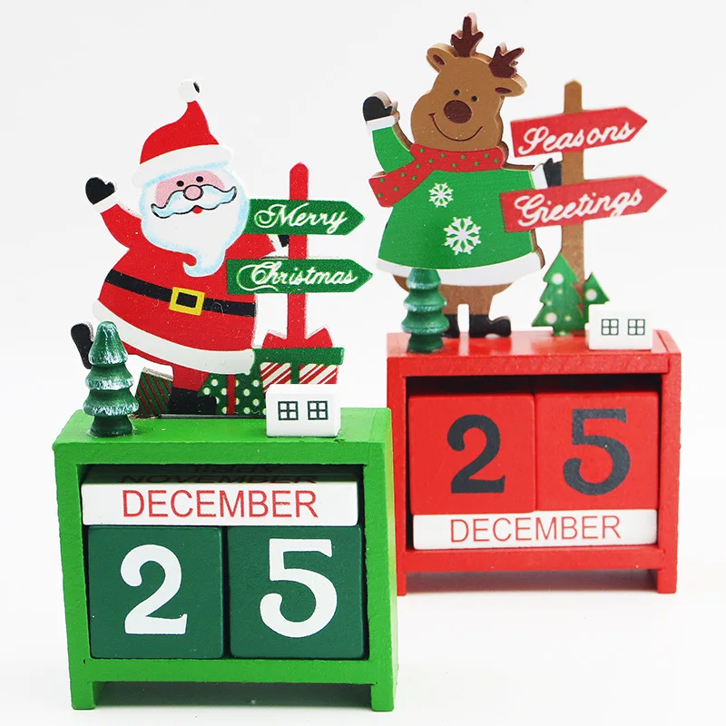 1 ks/balenie 7.3*14 cm drevený kalendár Ornament vianočné odpočítavanie kalendárov prívesok Xtmas Eve Darge Prázdniny DECORÁCIA DIY