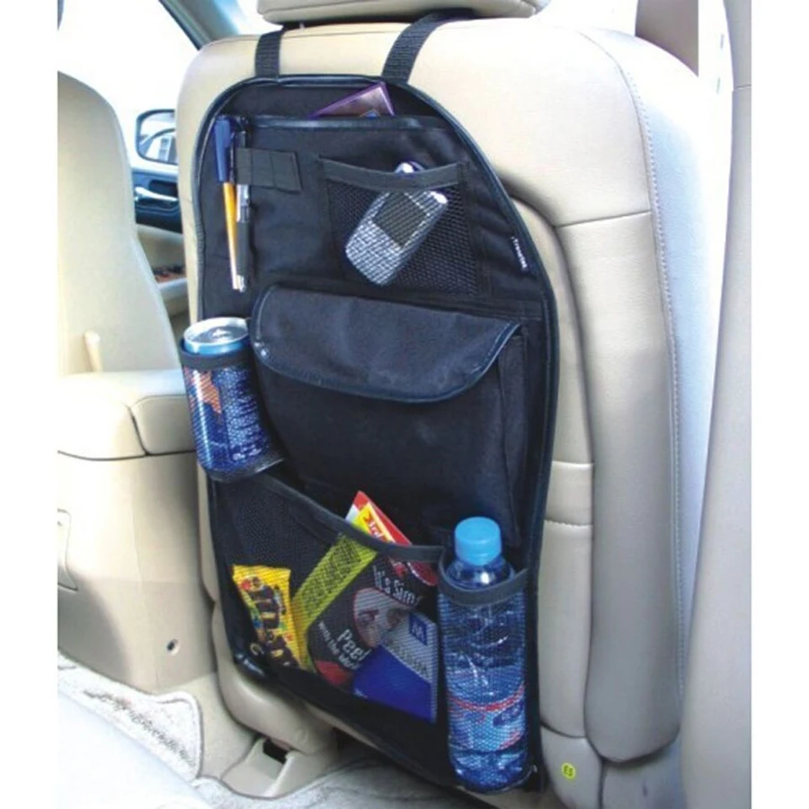 1 ks CAR Auto Organizátor Multi Storage Anti-Kick Mats veľké kapacity vreckové úložisko cestovné detské držiaky na prepravu vrecka