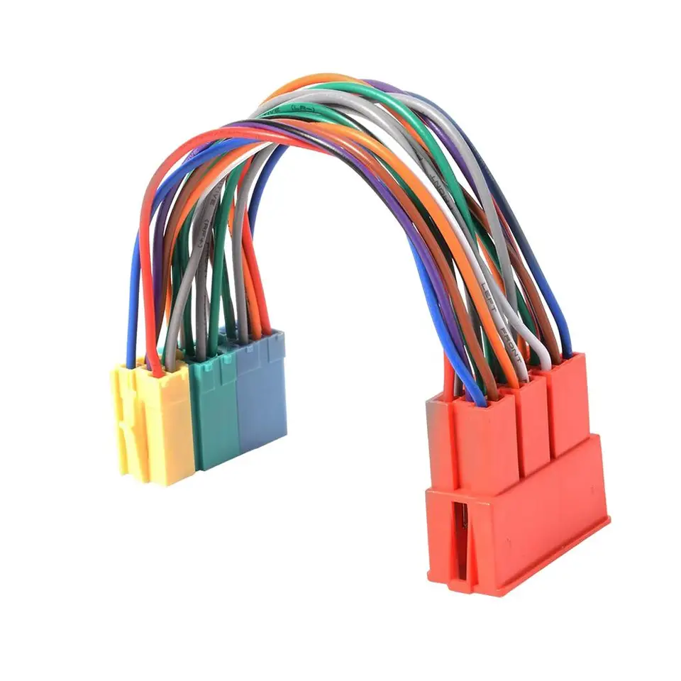1 ks CAR MINI ISO 20PIN PREVÁDZKOVÉHO PLUCKÉHO PREVÁDZKY CD VAROVNÝ KABEL ADAPTÁTOR Adaptér Anti-elektrtromagnetické rušenie pre VW pre Audi A2 A3 A4 A6