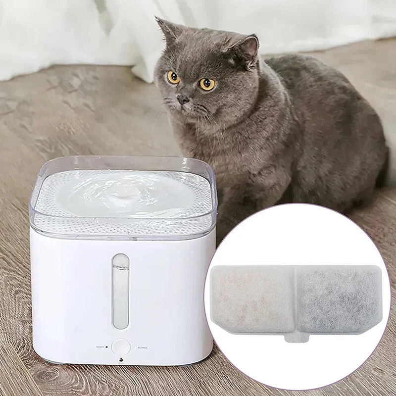 1 ks domáce zvieratá Cat Fountain Filtre Filtre Voda Fountain Filter Výmena uhlia pre domácich miláčikov na pitnú vodu