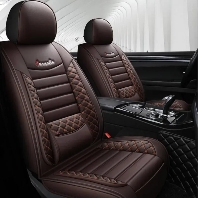 1 ks kožené autosedačky pre autosedačky pre Volkswagen Passat VW Polo Golf Tiguan Jetta Touareg Sharan Up Phaeton Auto Accessories