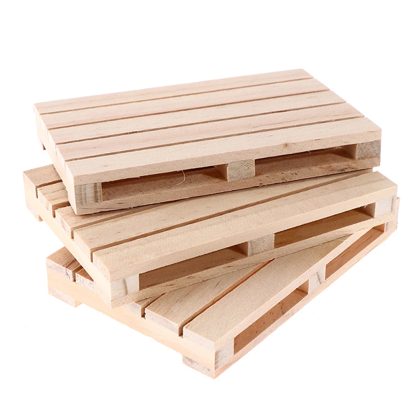 1 ks Mini drevené paletové nápoje Coasters pre horúce a studené nápoje