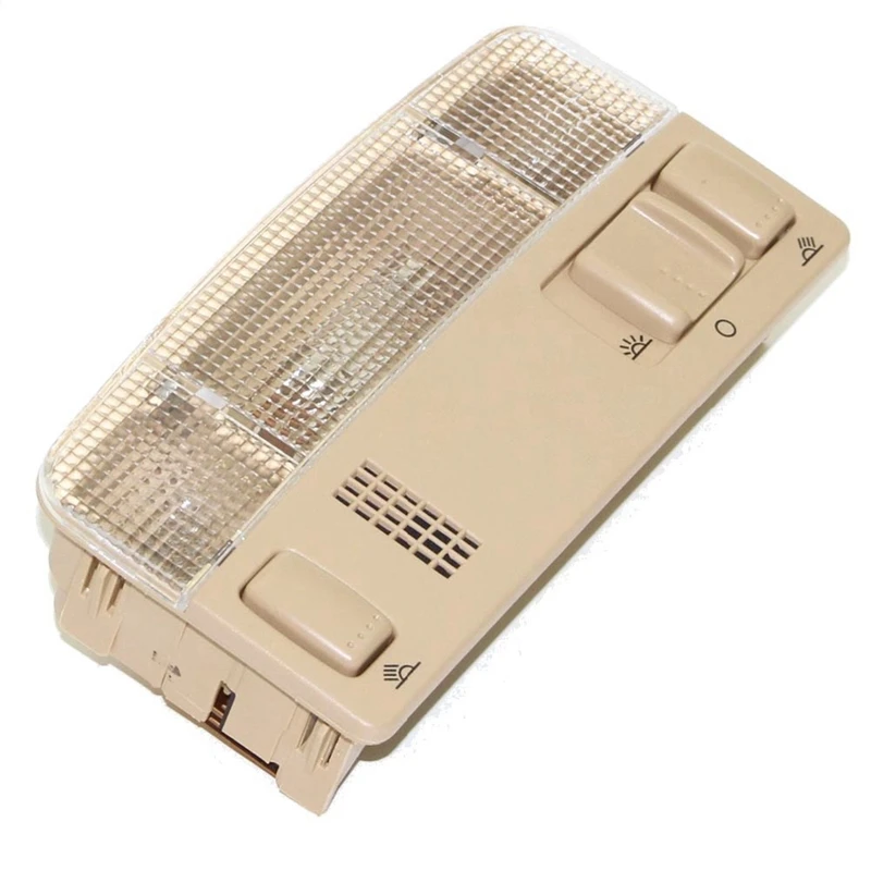 1 ks na čítanie auta Svetlo Dome Light Roof Reading Light Béžové ABS auto vhodné pre Volkswagen Skoda Minnow Roomster