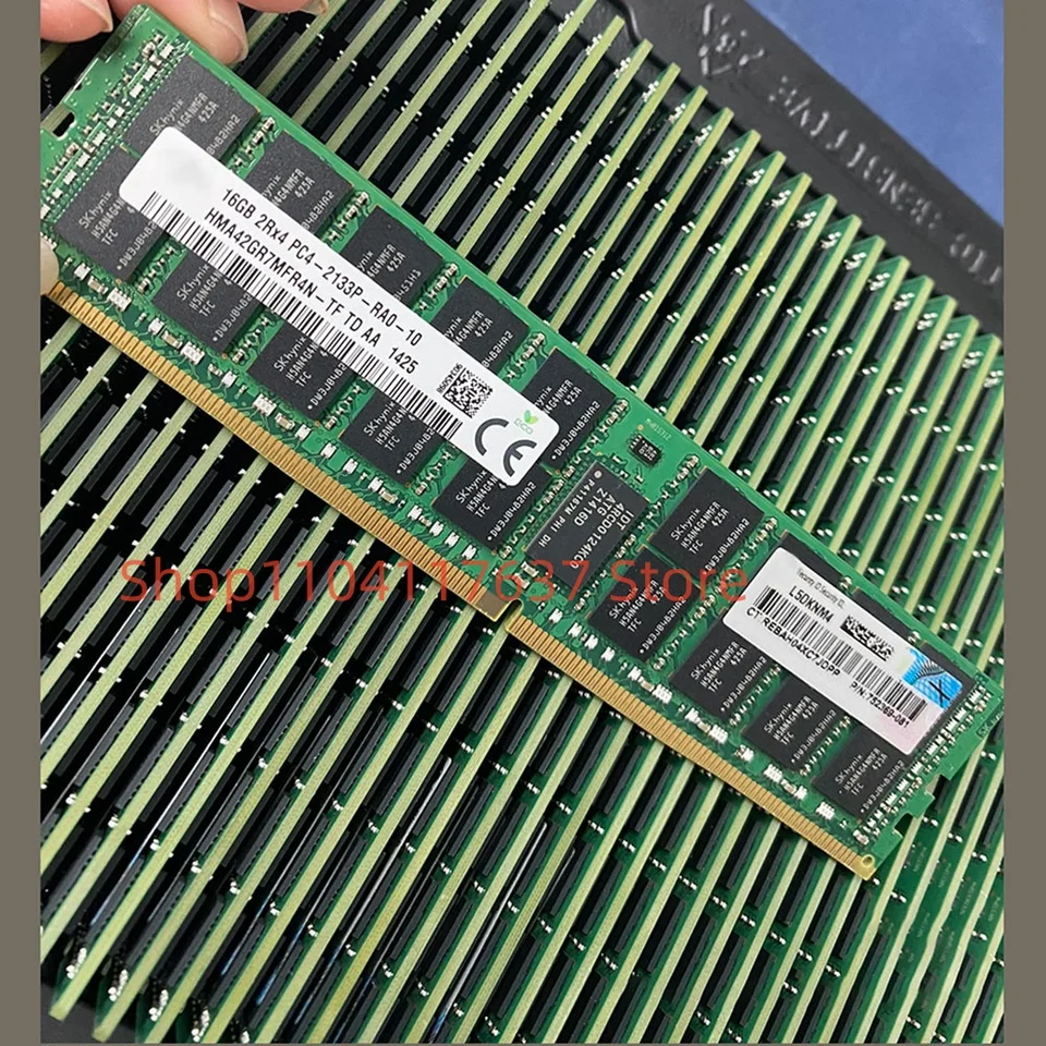 1 ks pre SK Hynix RAM 16G 16GB 2RX4 2133 DDR4 PC4-2133P P/N 752369-081 Pamäť
