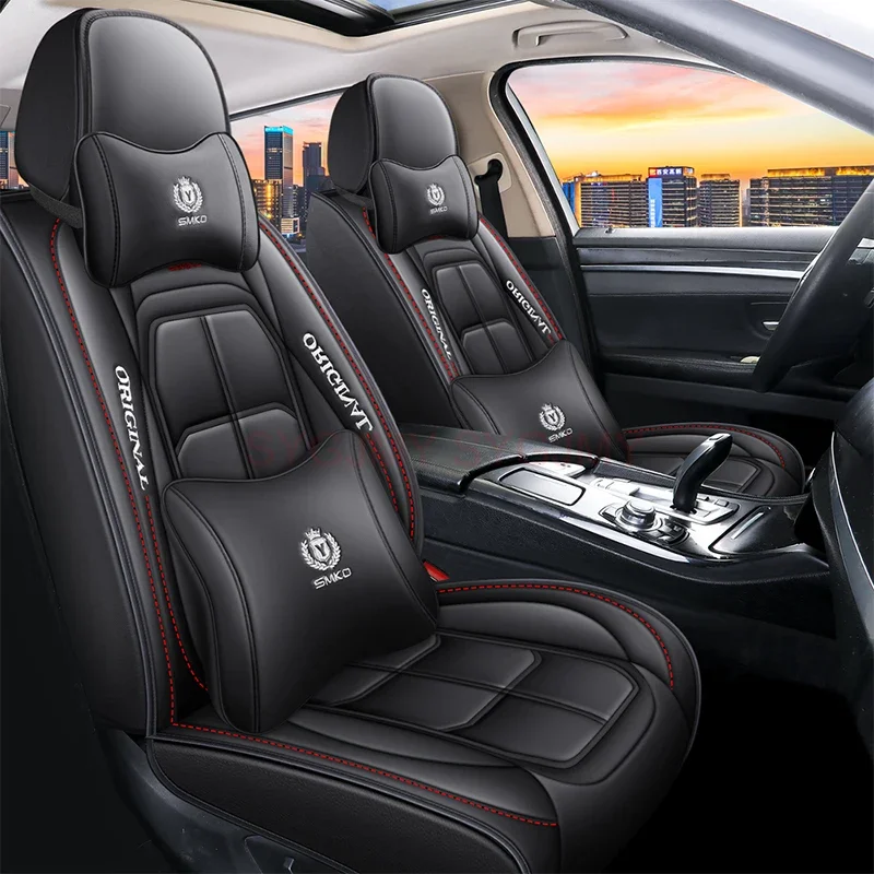 1 ks PU kožené univerzálne autosedačky pre autosedačky pre Ford Focus MK2 Edge Explorer Ecosport Escape Excursion Everest Interiérové ​​doplnky