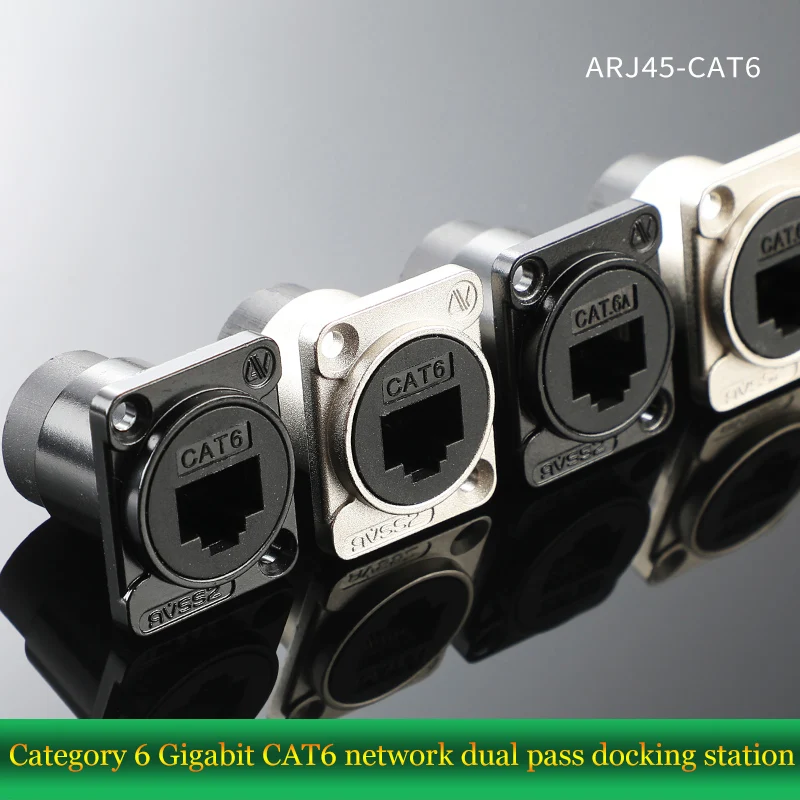 1 ks RJ45 Network Connetor CAT5E CAT6 CAT6A GIGABIT 10GE ROUND D TYP DOCKAJÚCA BASKA KONKAJÚCA CAT3 RJ11 4 Core Telefón
