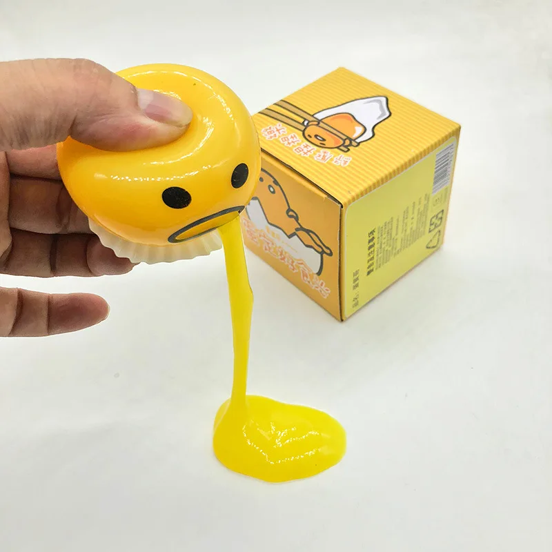1 ks Squishy puking lopta žĺtkového stresového lopty Slime Zbavte stresovú hračku s vtipným stlačením antistress fidget pre deti halloween