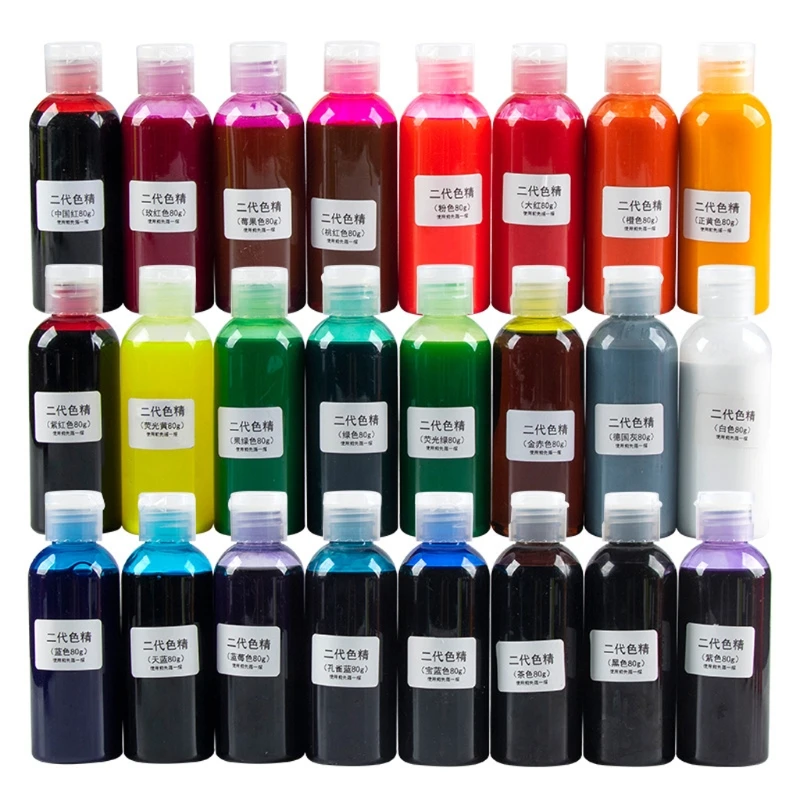 1 ks veľkú fľašu 80G živice pigmentovej súpravy Trstina epoxidovej živice sfarbenie farbiva Pigment sfarbenie farbiva Fading Resistant Pigment