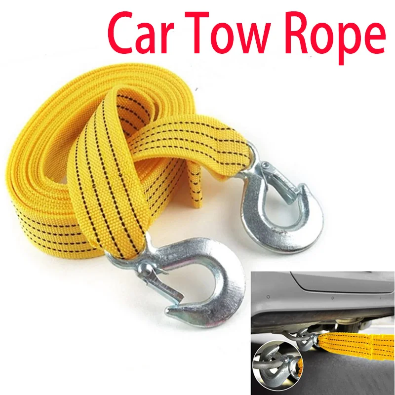 1 ks vlečkový kábel Cable Cable Cable Trailer Touler Lope Rouging Pull Lope Rap Rese Háčiky Van Road Recovery Auto Príslušenstvo