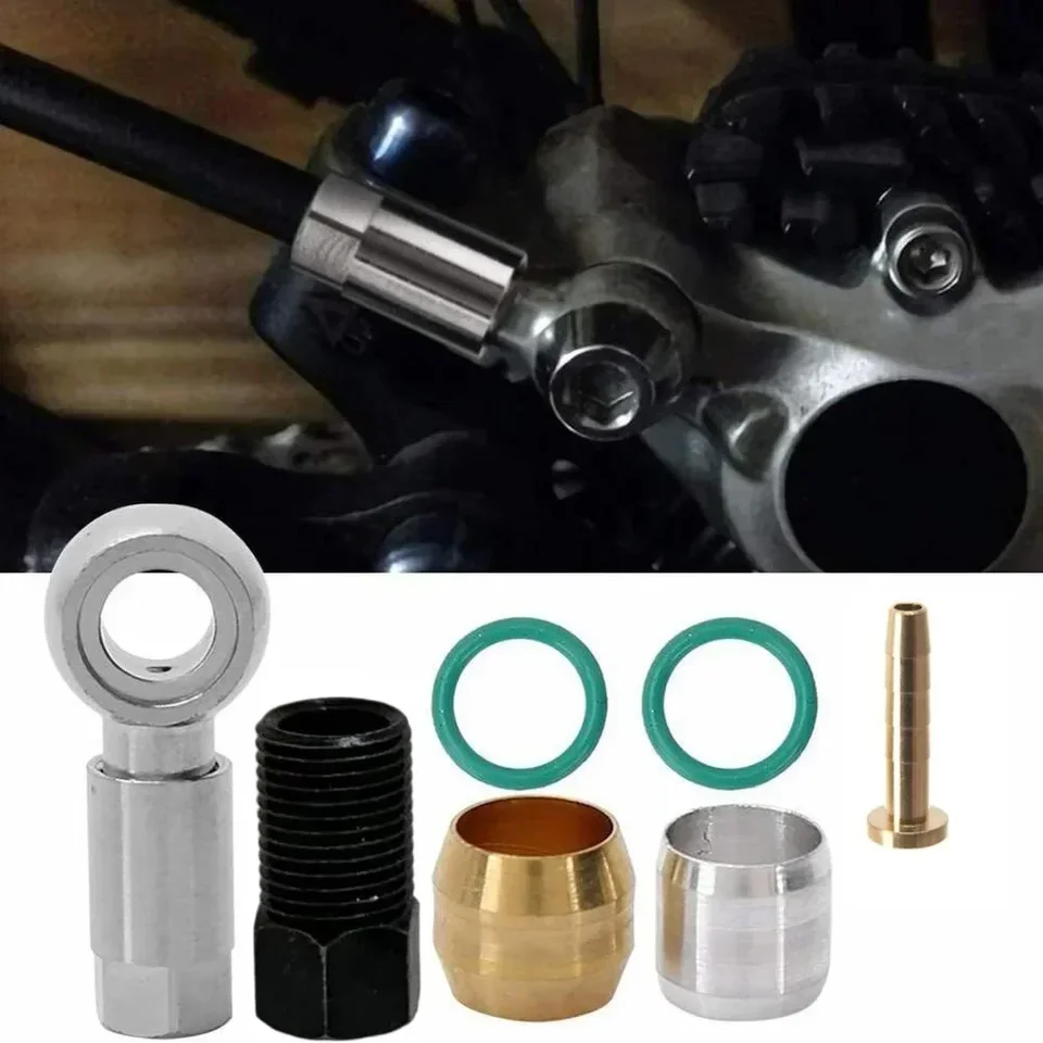 1 ks vysokokvalitné hydraulické káblové konektory súprava olejová ihla BH59 pre hydraulickú diskovú brzdovú hadicu s hadicou Shimano