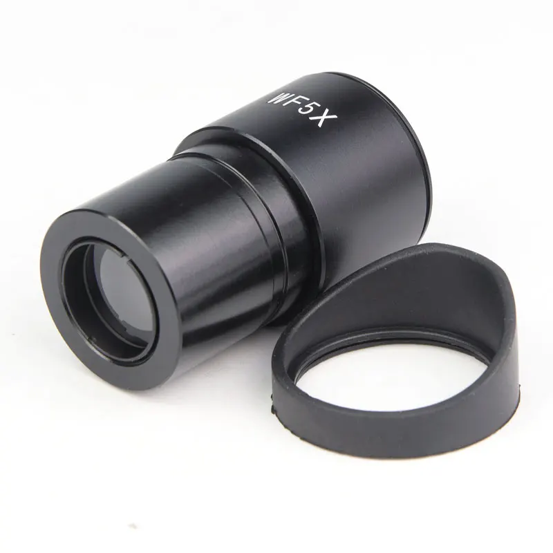 1 ks WF5X široké pole okuláre 20 mm s očnými šálkami stereofónneho mikroskopu Montážna veľkosť 30 mm 30,5 mm voliteľné