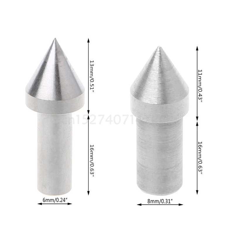1 ks živé centrum Thimble Bit Bit pre Mini Lathe Machine DIY Woodworking Actle