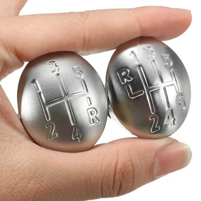 1 kus 5/6 rýchlostného vozidla Cap Cover Cover Cover Shift Lever Cover pre Renault Clio Megane Scenic Twingo Chrome Car Accessories