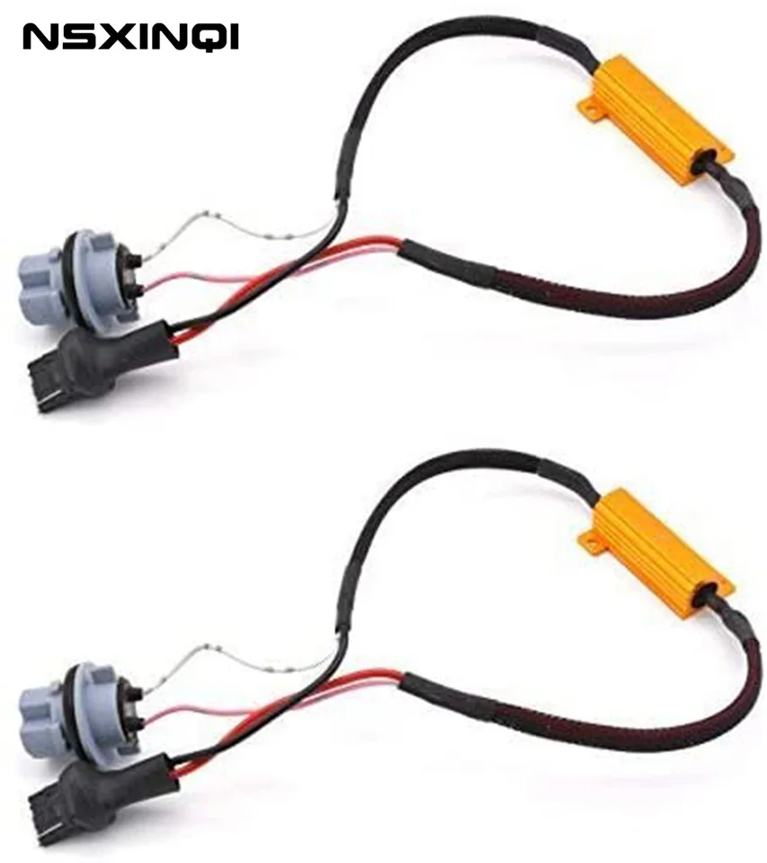 1 kus 50 W 8OHM 1156 BA15S BAU15S 3156 7440 LED zaťažovacie odpory Otočenie signálu Žiarovka anti-flicker Free LED Decoder LED CANBUS