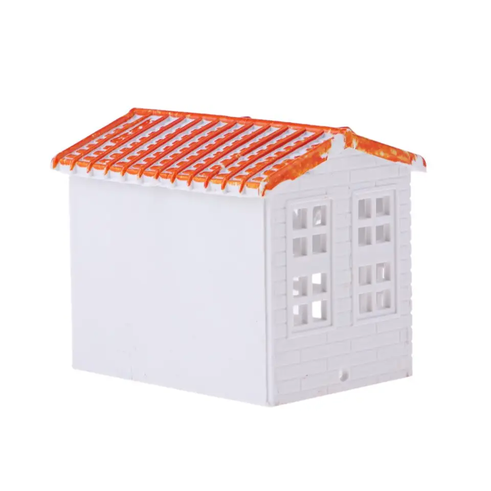 1 kus malého domu Villa Model DIY Building Pieskové rozloženie scenérie materiály Príslušenstvo DIY