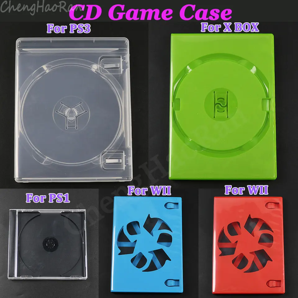 1 kus pre PS3 PS1 Wii X Box CD CD Viacúčelová herná karta DVD DVD DISC Storage Protector Protector Výmena príslušenstva