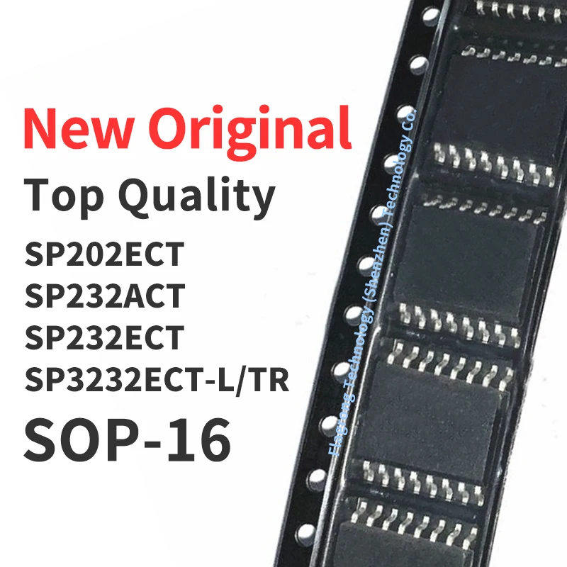 (1 kus) SP202ECT SP232ACT SP232ECT SP3232ECT -L/TR SOP -16 Nový originál