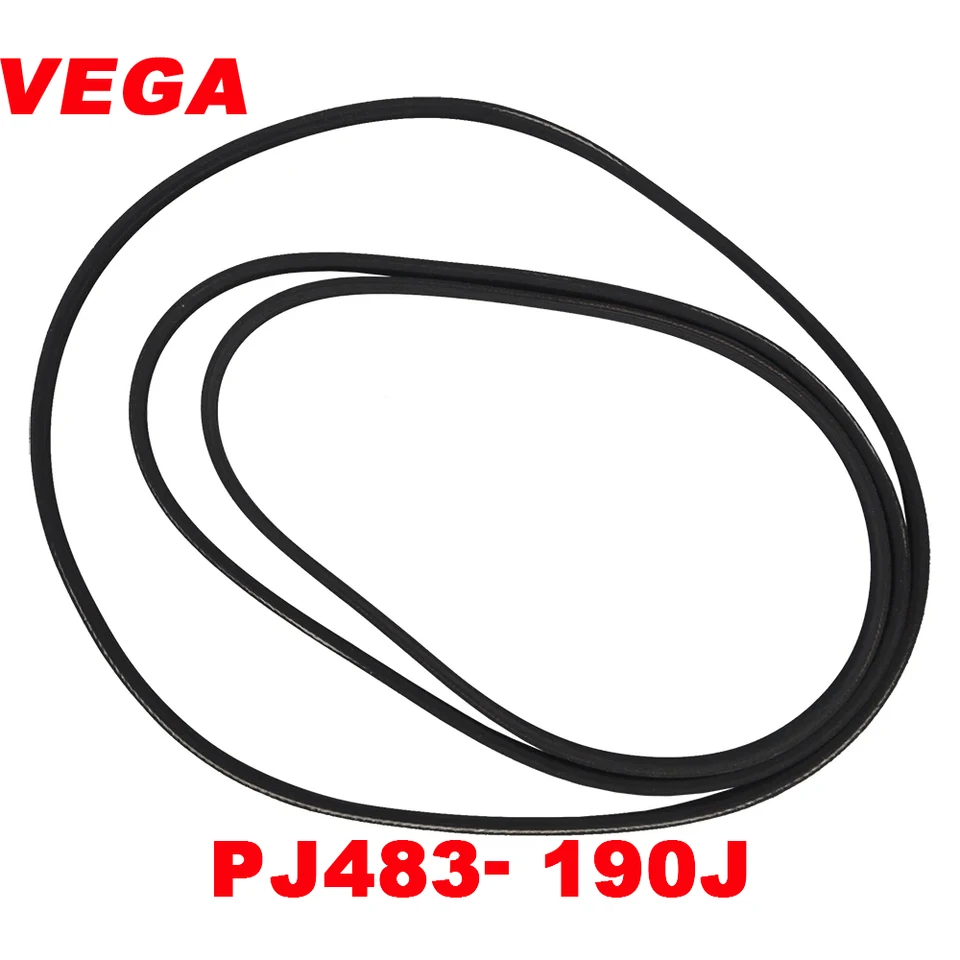 1 kus vega v-belt pj483/190J 3. 4/5/6/7/8/8 Ribs hnací pás pre drevený hobojaj stroj Einhell RC Mode