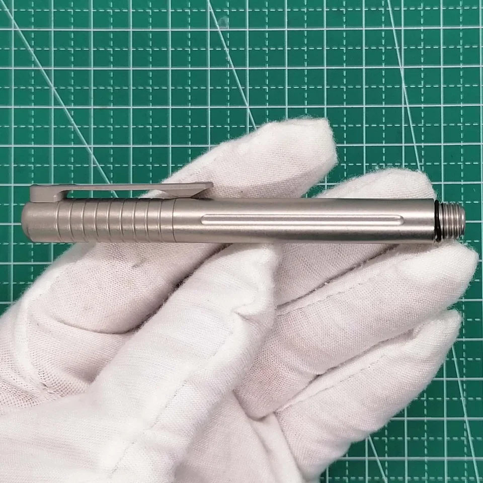 1 kus ľahkej hmotnosti titánové mini loptové body edc pero