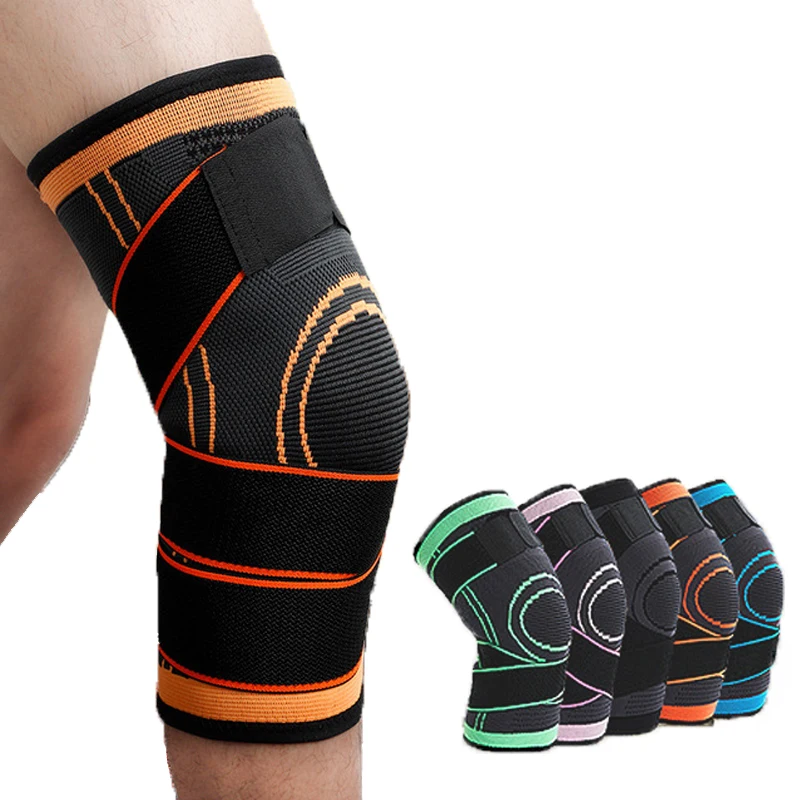 1 kus športového mužského kompresného kolena Elastické podporné podložky Knetové doštičky fitness quarge volejbal basketbalové cyklovanie