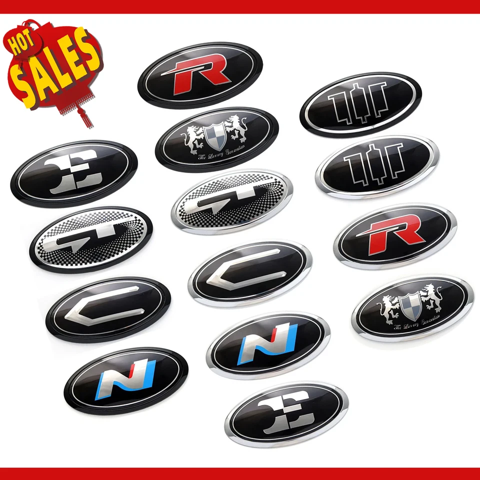 1 kusy Nový lev/brenthon/gt/n/e/c/r znak pre optima stinger Rio Soul Elantra Forte Car Front Trunk Hood Chary Zadný vek