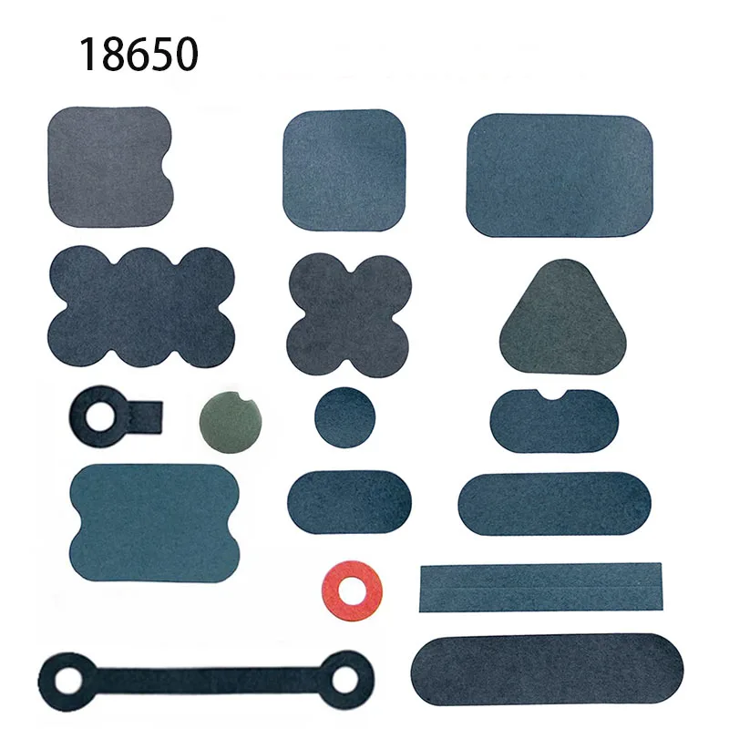 1 list 18650 izolácia batérie tesniaci jačmeň Back s lepiacou izolačnou nálepkou pevná 18650 izolačná izolácia batérie