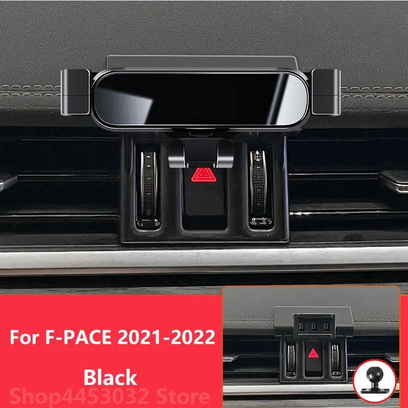 1 Nastavte držiak mobilných telefónov so základňou pre Jaguar F Pace 2021-2022 Vzduchové výstupy držia držiaky držiak GRPS GPS