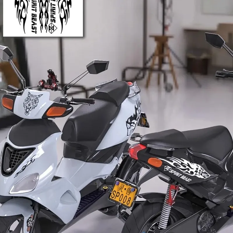 1 nastavte motocyklové nálepky príslušenstvo motokros vodotesné Universal Moto Stickers Motorbike reflex