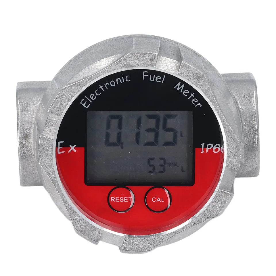 1 palcový meter maximálne 20 mPa vysoká presnosť digitálneho prietoku turbíny Vstavaná batéria 2,6-26 gpm pre benzínovú vodu